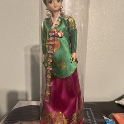 Traditional Korean Chimajeogori Licca-Chan Doll Hanbok