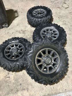 Stock 2018 rzr rims and tires