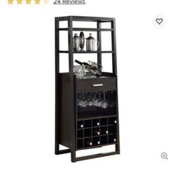 Saturday 5/4 Only - Monarch Home Bar/ Wine Rack/ Microwave Stand 