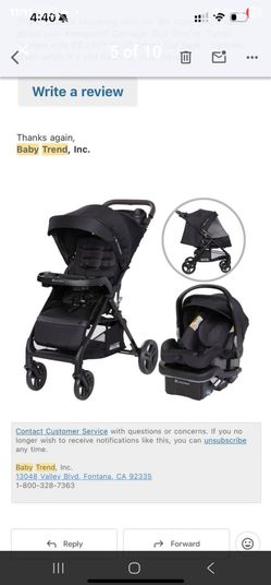 Stroller with car seat