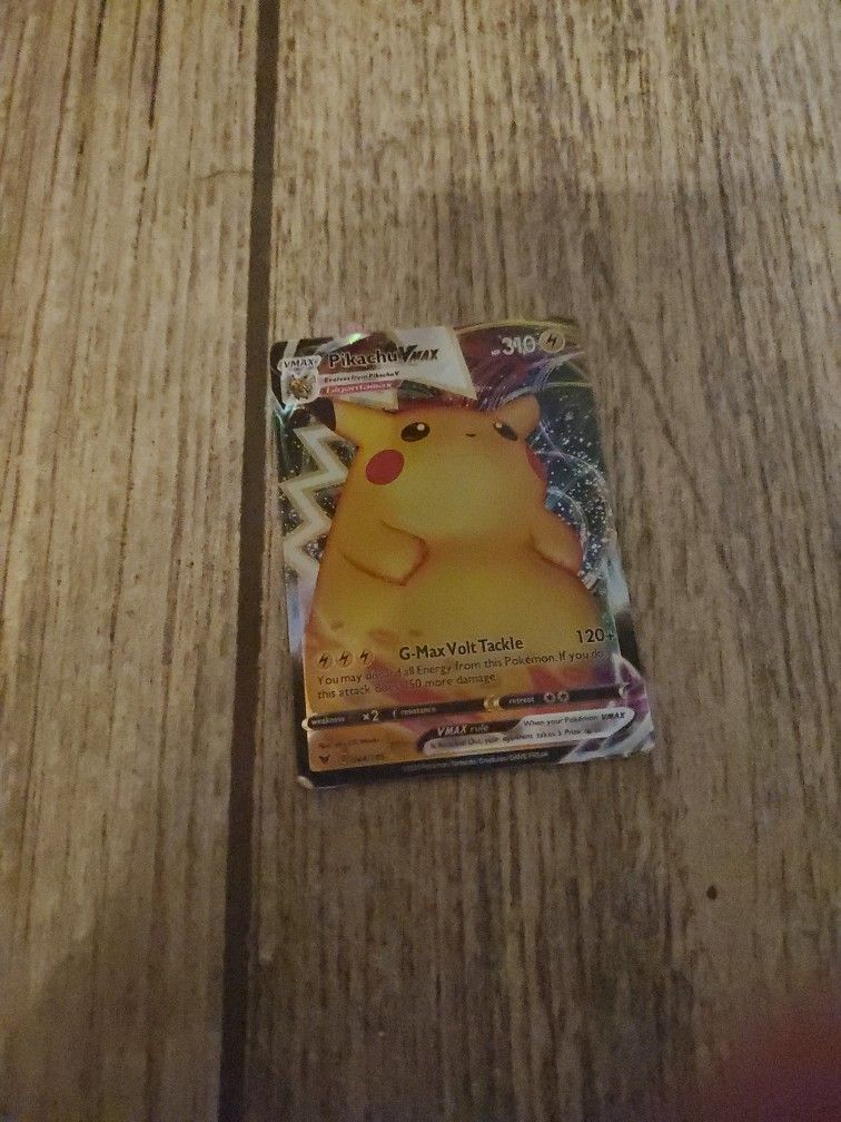 Pikachu Vmax PRICE Negotiable