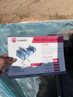 LANDY Heavy Duty Hydraulic Grapple Bucket – Skid Steer