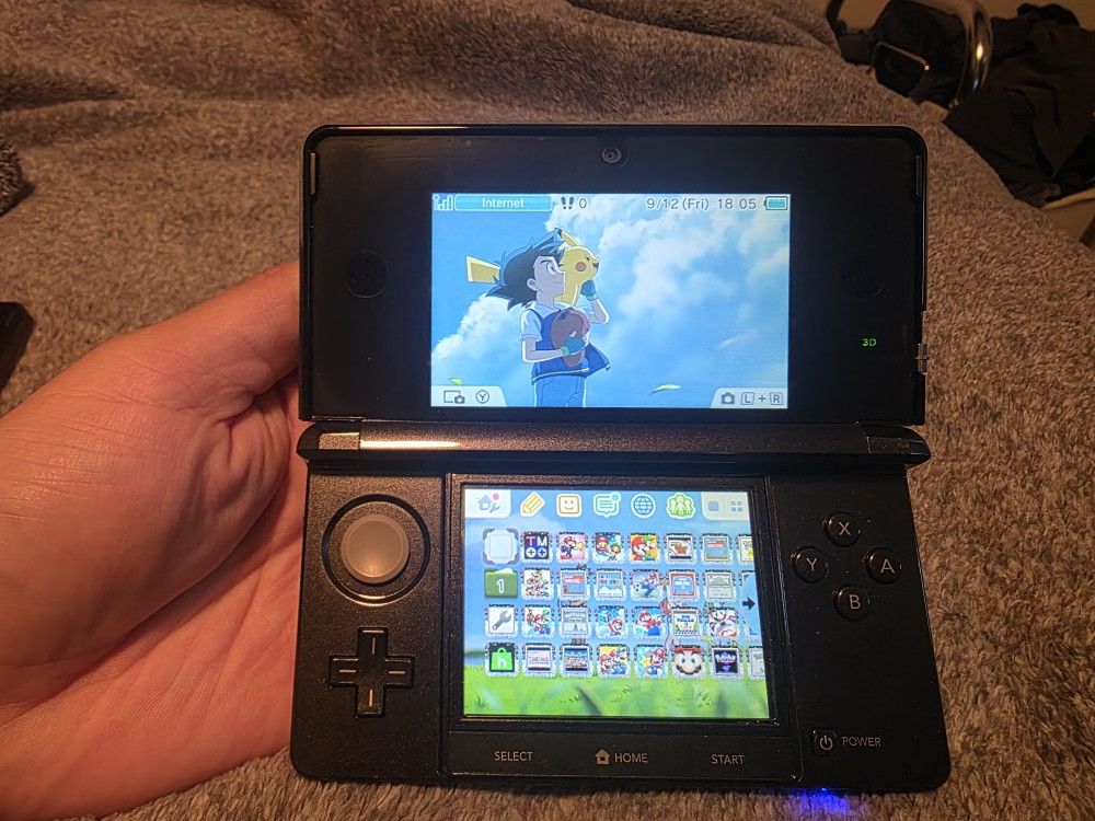 Nintendo 3ds Cosmo Black Custom Video Game Console