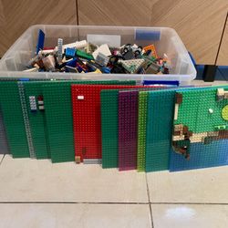 Lego Box 25 Pounds Approx. Toy Building Legos