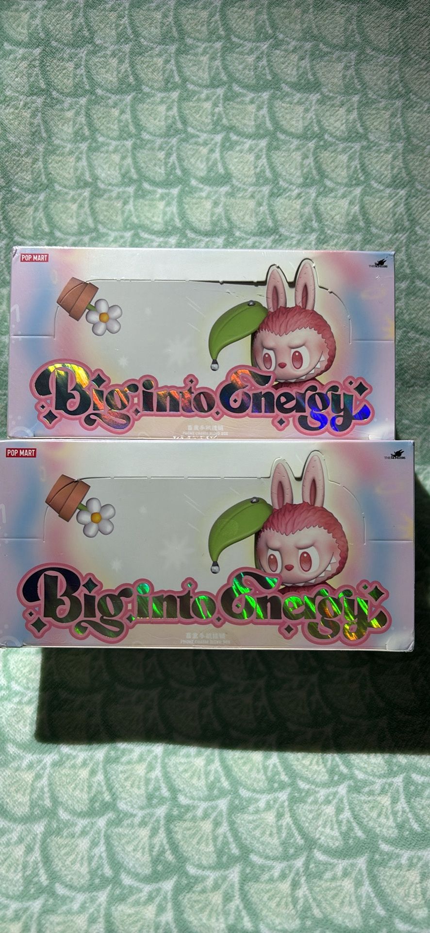 labubu big into energy phone charm