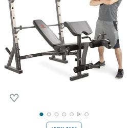 Marcy Bench Squat Rack And Curls 