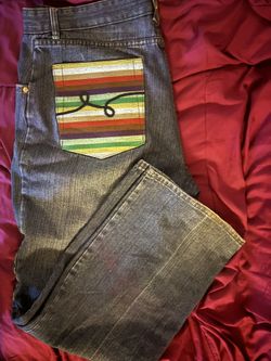 Embroidered Jeans 