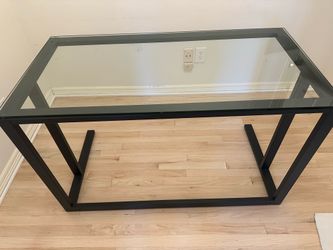 Modern sleek office desk
