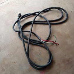 34 Foot, 4 Wire, Nema 1430 Plug On One End.