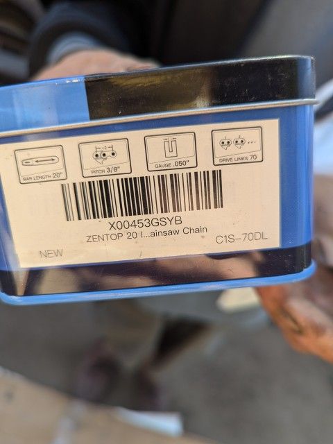 20" Chainsaw Blade New By Zentop