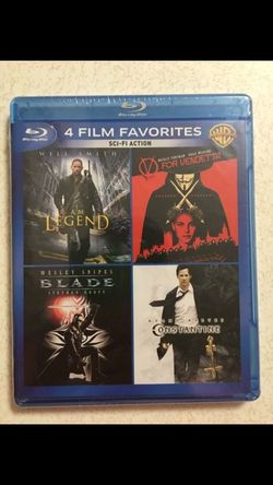 Blade, V for Vendetta, I Am Legend, Constantine Blu Ray Movies Pack