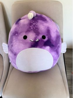 Squishmallows "Barnaby" the Purple Fish Plush Toy