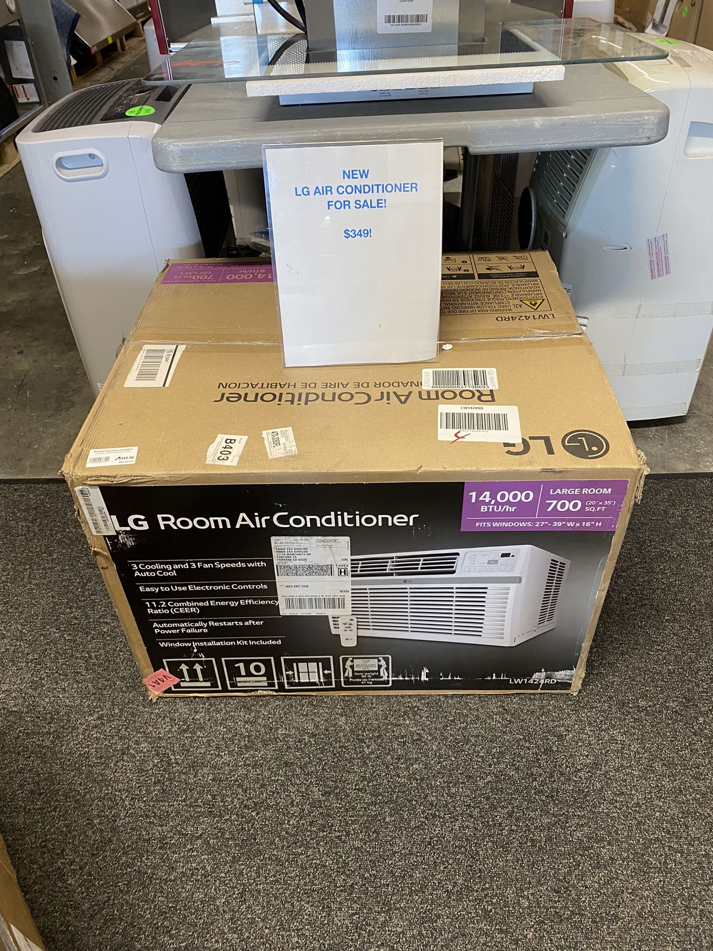 LG 14,000 BTU 115-Volt Window Air Conditioner