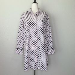 Victorias Secret Light Pink Button down Sleepshirt Pajama