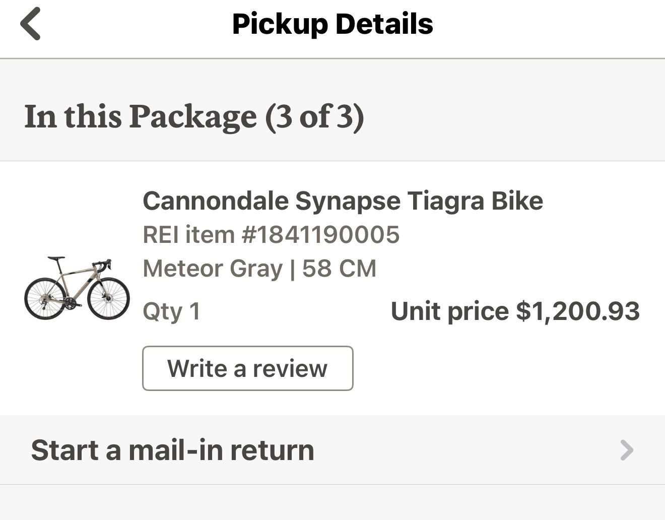 2021 Canon Dale Synapse 58cm