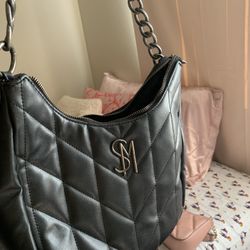 Steve Madden Black Purse