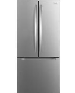30 in. 19 Cu. Ft. Standard-Depth French Door Refrigerator in Smudge-Proof Stainless Steel