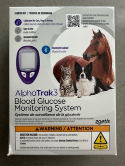 Alpha Trak 3 Blood Glucose Monitoring System for Dogs Cats and Horses