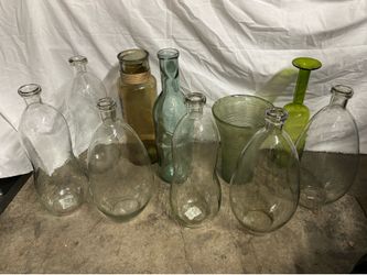 Tall Glass Vases