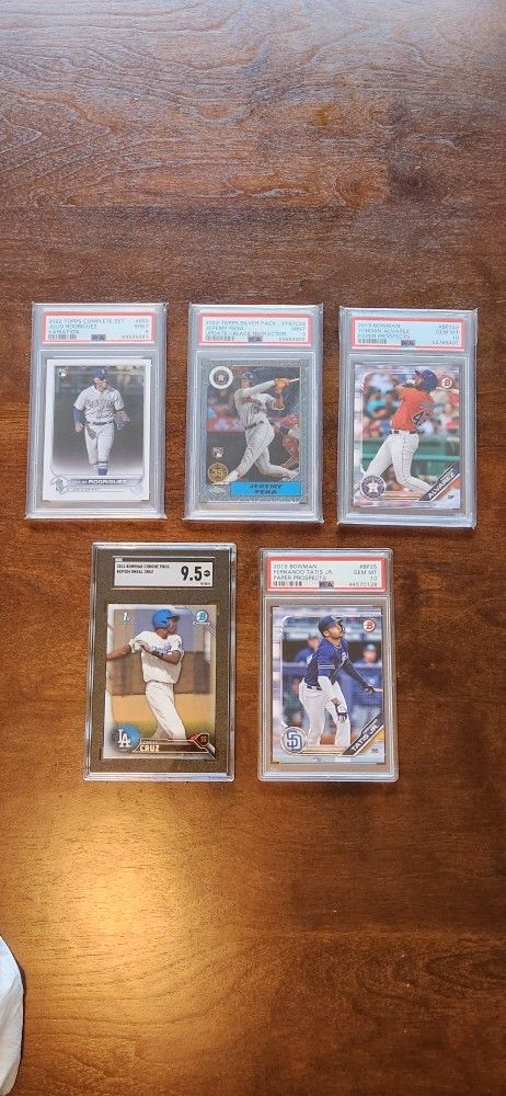 MLBS Young Slugger's Featuring: Jeremy Pena Yordan Alvarez Oneal Cruz Fernando Tatis Jr & Julio Rodriguez