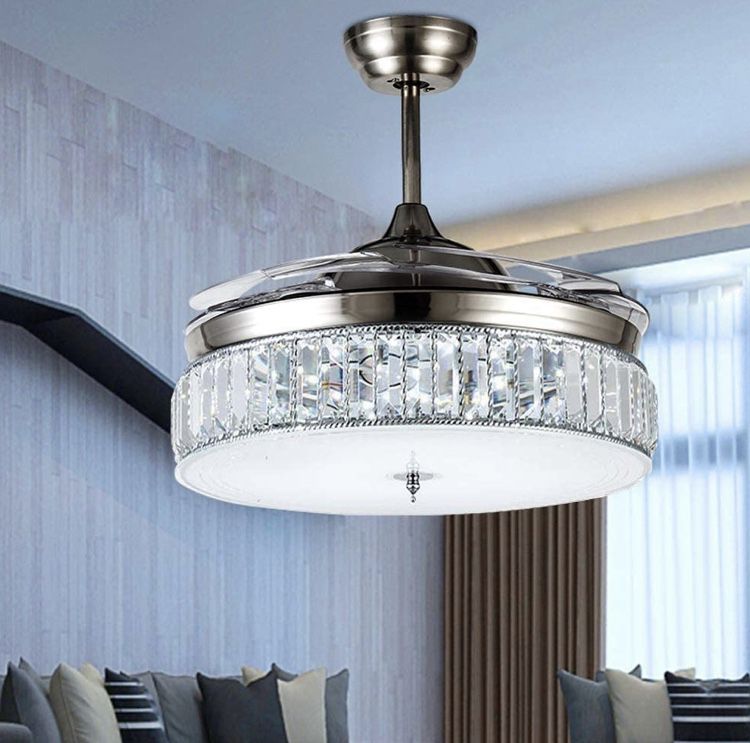 Ceiling Chandelier 36 inch- (Silver)
