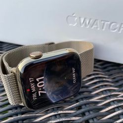 Apple Watch Series 9 Cellular + GPS 45mm Stainless Steel Gold Not The Cheap Kind