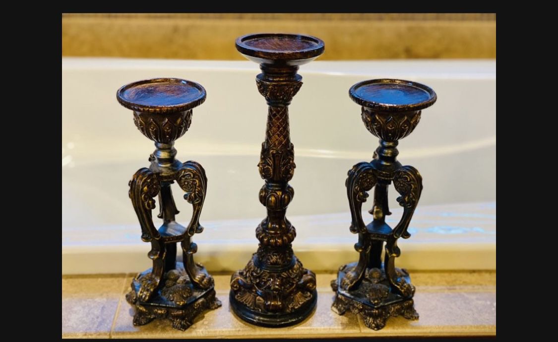 Candle Holders-set Of 3