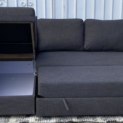 IKEA Friheten Sleeper Pull Out Bed Sectional Sofa Couch L Shape 