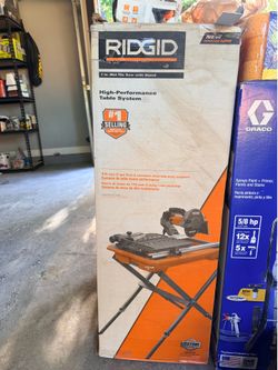 Rigid 7in Wet Tile Saw / Stand