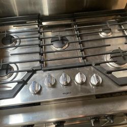 36" Whirpool Cook Top Stainless Steel