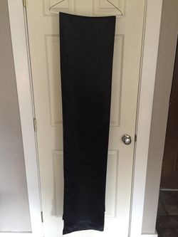 Black Satin Runner