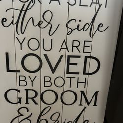 Wedding Sign