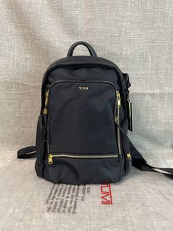 TUMI VOYAGEUR Celina Backpack Black/Gold