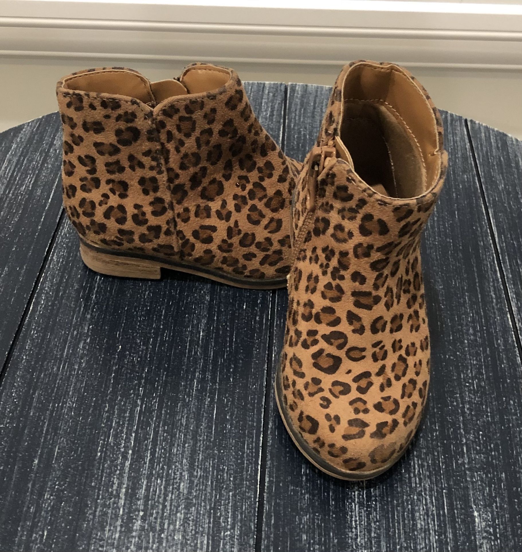 Cat & Jack Leopard Booties