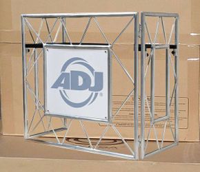 ADJ Lightweight DJ  Table Foldable Aluminum Frame Graphics Board Pro Event Table 2 🚨 Payment Options Available 🚨 No Credit Needed 🚨