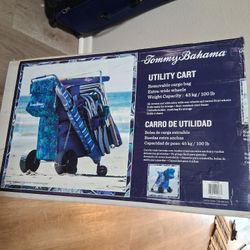 New In Box Tommy BAHAMA beach Buggy Cart