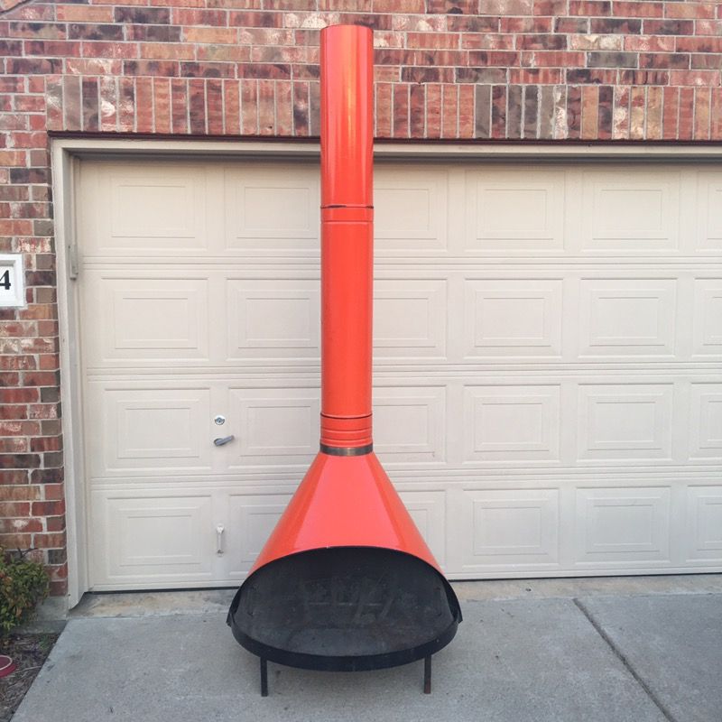 Vintage Mid-Century Preway Outdoor Fireplace -Patio