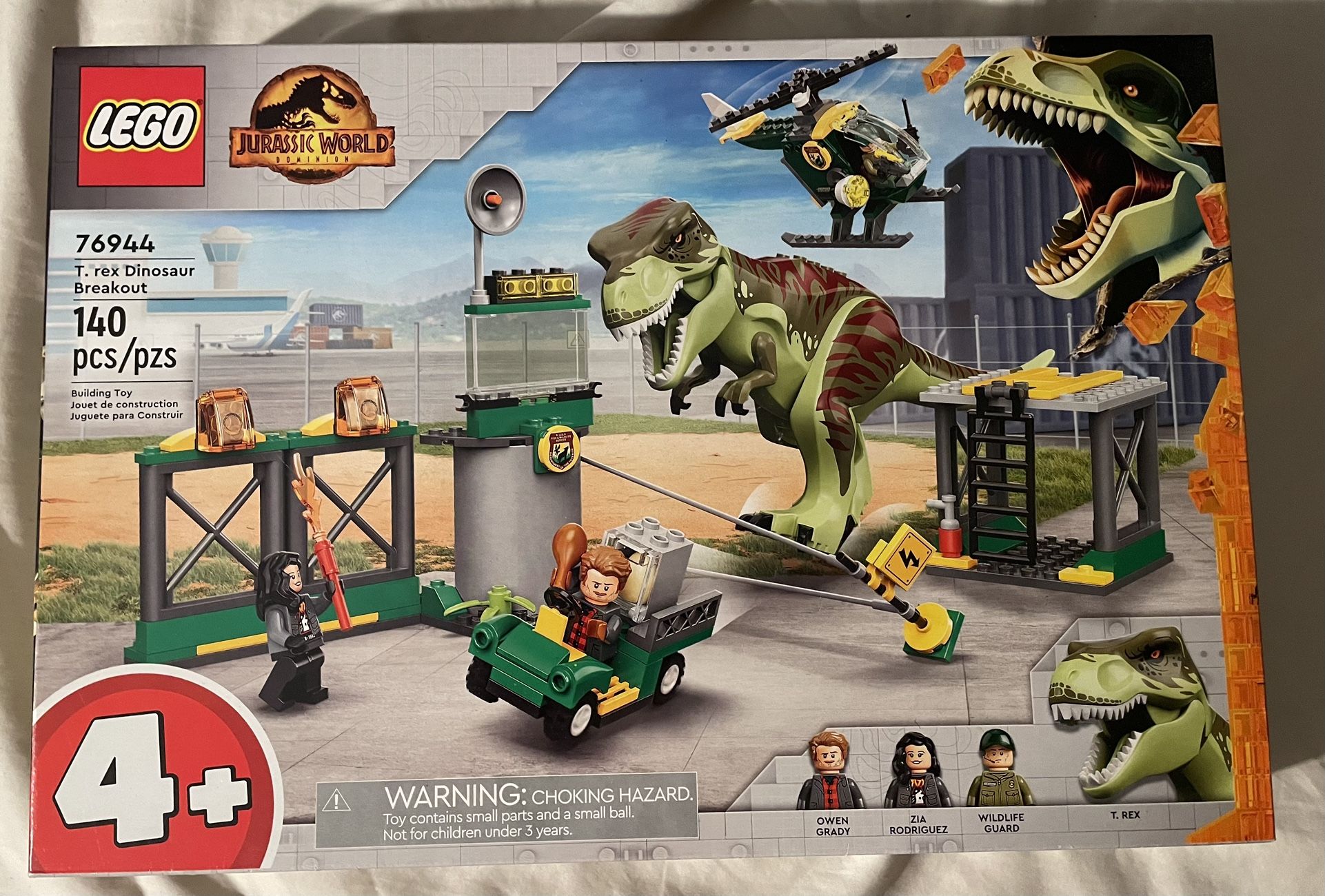 LEGO Jurassic World Dominion T. Rex Dinosaur Breakout. #76944 Building Blocks