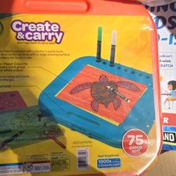 New Create And Carry Kids Art Travel Kit Box