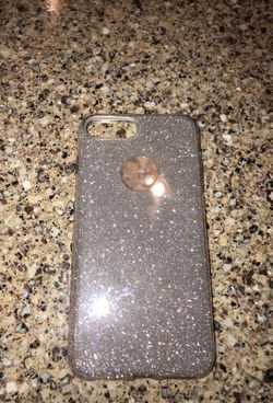 Silver Glitter IPhone 7 Plus Case