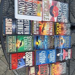 Stephen Coonts books, lot of 13