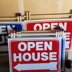 OPEN HOUSE SIGNS 