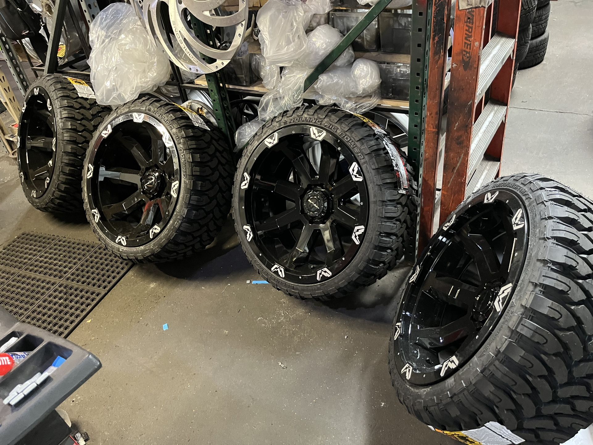 Set Of 4 New Wheels Rims 24x12 8 Lug 5 Lug Available for Sale in ...
