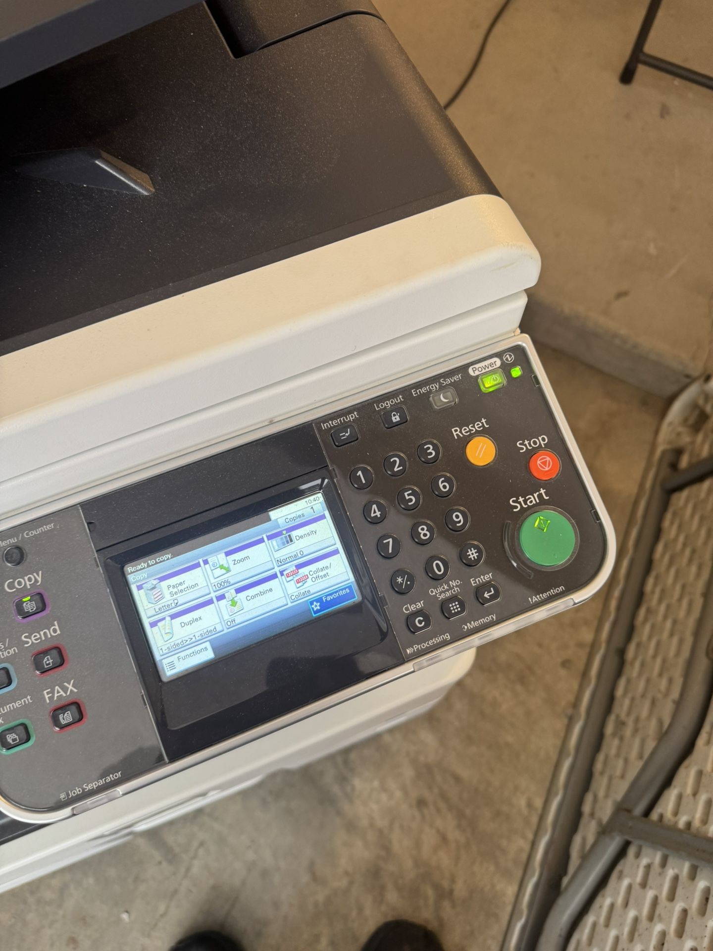 Kyocera Copier And Extra New Toner Works Great