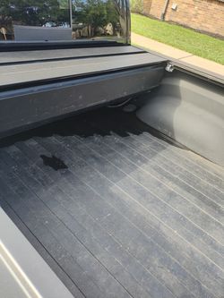Bed cover electric matte black retrax