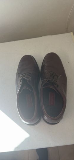 Men’s Cole Haan Burgundy Lace Up Oxford Shoes Cap Toe Sz 12 OBO
