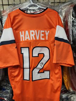 Broncos RJ Harvey Signed, JSA-Certified Jersey 