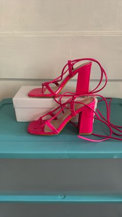 Hot Pink Strapping Heels