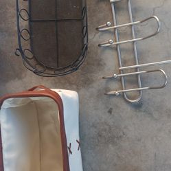 Over The Door Hanger  And Basket