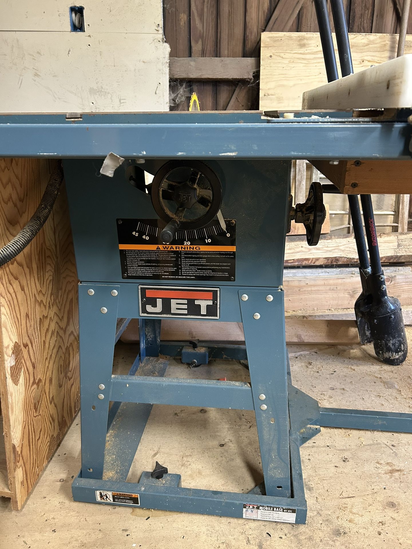 Jet Table saw 